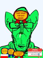 UID_330 award awards drool furry gempass green_skin janny mediator meta:namefags meta:op_is_an_obsessed_gringo_looking_for_trouble_for_not_adding_a_variant_tag_o_algo name_tag polish powersky_(namefag) subvariant:euromutt variant:markiplier_soyjak wolf // 1125x1511 // 601.0KB