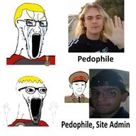 angry crying excited giggly_goonclown goonclown hand hands_raised hands_up kuz nate pedophile sad subvariant:wewjak thing_japanese variant:cryboy_soyjak variant:kuzjak variant:soyak yellow_hair // 1500x1500 // 944.5KB