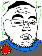 award blue_shirt flies glasses mouth stench stubble variant:unknown wrinkles // 410x550 // 11.3KB