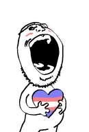 blush glasses holding_heart open_mouth soyjak stubble subvariant:wholesome_soyjak tranny_artstyle transheart variant:gapejak // 498x736 // 10.8KB