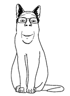 animal cat cat_ear glasses soyjak subvariant:wholesome_soyjak tail variant:bernd variant:gapejak // 1787x2436 // 116.5KB