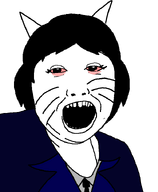 animal blue_shirt cat cat_ear clothes hair meta:namefags moistpepper_(user) moustache open_mouth subvariant:scott suit tired variant:alicia // 592x720 // 30.4KB