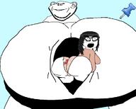 3soyjaks anus arm ass beanie closed_mouth clothes ear female hair hand hat inception musical_note nikocado_avocado nsfw open_mouth panties pon_pon_pon push_pin smile soyjak sticky stubble text underpants variant:impish_soyak_ears variant:soytan // 1734x1390 // 139.6KB