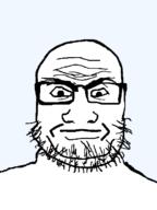 angry closed_mouth distorted glasses soyjak stubble subvariant:dr_soystein template transparent_background variant:markiplier_soyjak // 463x617 // 22.2KB