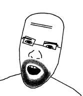 beard eyes forehead_lines glasses shocked soyjak suprised variant:filmsjak // 623x720 // 19.7KB