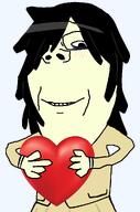 'moko anime anime_girl aryanime cute glasses heart holding_heart holding_object no_beard nose smile soyjak stubble subvariant:wholesome_soyjak tomoko variant:gapejak watamote watashi_ga_motenai_no_wa_dou_kangaetemo_omaera_ga_warui // 676x1021 // 132.5KB