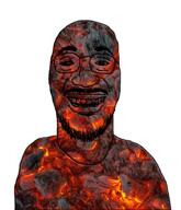 brimstone coal coal_skin glasses nigga soyjak stubble variant:nigga // 795x925 // 660.9KB