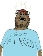 angry balding blush brown_skin clothes crying glasses nigger open_mouth seething stink_lines stinky stubble teeth text turning_red variant:firedjak variant:unknown // 727x942 // 108.5KB