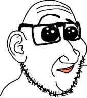 closed_mouth ear glasses oh_my_god_she_is_so_attractive smile soyjak stubble variant:smugjak // 400x452 // 27.4KB