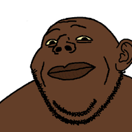 bald big_lips black_skin ear negro nigger stubble subvariant:gapealien variant:gapejak yellow_sclera // 721x676 // 12.1KB