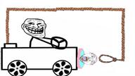 car drive driving meta:not_oc nas:trollface physics rope tranny troll_physics troll_science trollface troon variant:bernd // 1256x706 // 69.7KB