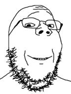 glasses smile soyjak stubble variant:gapejak // 600x800 // 17.6KB