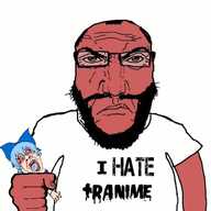 2soyjaks angry animated anime balding beard blood bloodshot_eyes blue_hair cirno clothes crunch crying distorted female fist glasses hair hand holding_object i_hate murder open_mouth punisher_face red_face red_skin rm soyjak stubble subvariant:science_lover text tongue touhou tshirt variant:gapejak variant:markiplier_soyjak video_game white_skin yellow_teeth // 1017x935 // 3.5MB