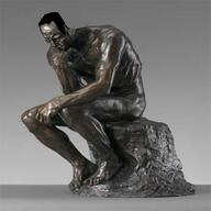 arm_support classical_art_parody closed_eyes foot glasses hand irl sitting statue stone the_thinking_man thinking variant:chudjak // 500x500 // 41.7KB