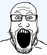 glasses iris open_mouth series:iris_soyjaks soyjak stubble subvariant:iris_markiplier template variant:markiplier_soyjak white_eyes white_skin // 1035x1200 // 33.2KB