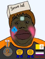 award brown_hair chatgpt dan flag flag:asexual_pride_flag flag:vatican_city hair nigger queen_of_spades serious_hat soyjak text variant:alicia vatican xitter // 596x786 // 194.1KB
