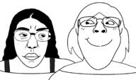 are_you_soying_what_im_soying closed_mouth female friendship long_hair looking_at_each_other series:foidjaks smile subvariant:bridget subvariant:female_chudjak subvariant:patricia template variant:bernd variant:chudjak // 2072x1224 // 51.9KB