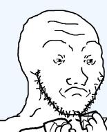 broken_glasses closed_mouth frown glasses hair small_eyes soyjak stubble variant:soyak // 644x800 // 28.9KB