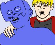 2soyjaks abby_buttsex closed_eyes clothes discord glasses hand nate open_mouth soyteen stubble variant:unknown // 509x423 // 19.6KB