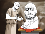 ancient art chisel hammer historical mouth_closed robe sculpture sweating variant:soyak white_skin work // 1200x900 // 539.4KB