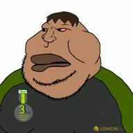 award badge beard bloodshot_eyes brap braphog brapjak_farty ext=mp4 farty forced_meme green green_clothes hair meta:ai_generated mutt_lips nate natejak red_eyes red_sclera series:non_existent_splinters splinter splintercuck variant:meximutt video // 512x512, 12.8s // 590.4KB