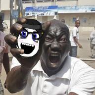 africa black_skin coal hair irl lesotho miner nigger soyjak variant:feraljak variant:soytan // 900x900 // 73.6KB