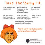 anti_ongezellig brown_eyes mymy_(ongezellig) ongezellig orange_hair orange_skin subvariant:chudjak_front take_the_pill text variant:chudjak // 2581x2552 // 942.0KB
