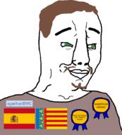 agarthanbwc award brown_hair flag:spain flag:valencia goatee green_eyes ironic namefags self_insert spaniaryan spanish_bvll // 900x1000 // 95.9KB
