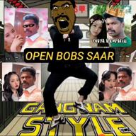 asian asian_female brown_eyes brown_skin clothes gangnam_style glasses hair india indian korea mustache open_bobs_saar open_mouth pajeet saar south_korea soyjak stubble variant:cobson yellow_teeth // 480x480, 192.7s // 50.6MB