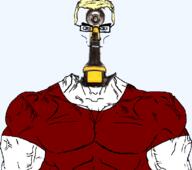 clothes drill glasses hair red_shirt subvariant:chudjak_front subvariant:muscular_chud trend:aryan variant:chudjak // 814x720 // 114.5KB