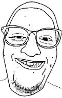 closed_mouth glasses grin hair meta:low_resolution smile stubble variant:cam_white // 1367x2163 // 367.6KB