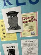 advertisement barneyfag closed_mouth clothes college colorful don_turtelli glasses hat smile soyjak soyjak_party stubble subvariant:wholesome_soyjak text university university_of_pittsburgh variant:gapejak // 3024x4032 // 3.2MB