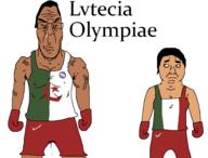 algeria arrogant big_nose booger box boxing boxing_glove brown_skin eyebrows faucet flag:algeria flag:italy flag:transgender_pride_flag full_body glasses italy latin_text muscular_male pins scared shorts smile smirk smug stubble subvariant:euromutt tank_top tranny variant:chudjak variant:markiplier_soyjak vein white_background white_skin // 1408x1072 // 63.2KB