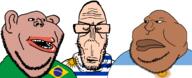 argentina brazil mutt_trio south_america subvariant:euromutt subvariant:impish_amerimutt uruguay variant:meximutt // 1719x695 // 239.8KB