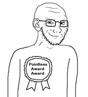 award bald closed_mouth ear glasses smug soyjak stubble subvariant:soyak_(smug) text variant:soyak // 548x600 // 39.1KB