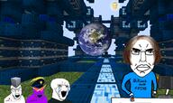 4soyjaks button clothes cube earth glasses gregtech hair hat i_love kamina_glasses millions_must_die minecraft modding open_mouth soyjak stubble subvariant:chudjak_front sun text variant:chudjak variant:feraljak variant:soyak video_game voldemort // 1723x1020 // 1.6MB