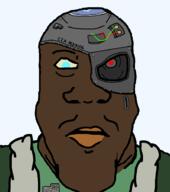 a10_eyes artist:sisa9000 aryan big_lips big_nose central_intelligence_agency clothes cyborg droyd george_droyd george_floyd hat indicator jacket judaism kippah nergotech niggalink niggalink_2.0 nigger psyop robot series:saint_floyd shitskin slot solomon_droyd solomon_henderson subvariant:neutralplier text transparent_background tshirt variant:markiplier_soyjak wires yellow_eyes // 798x900 // 25.0KB