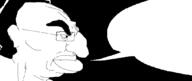 angry closed_mouth glasses hair redraw side_profile soyjak speech_bubble variant:chudjak // 1088x459 // 9.5KB
