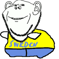 animated arm clothes country dance dancing_swede ear flag full_body leg smile soyjak stubble sweden variant:impish_soyak_ears // 230x253 // 36.6KB
