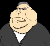 black_background fat glasses grey_hair obese variant:meximutt // 828x766 // 27.8KB