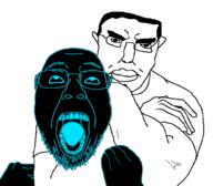 B_B_GHAST_(namefag) choking headlock strangling variant:bernd variant:chudjak // 1516x1327 // 87.5KB