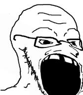 distorted glasses open_mouth soyjak stubble variant:soyak // 647x740 // 53.6KB