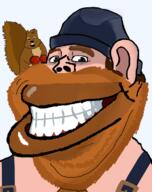 beanie bear_hugger(punch_out) boxing_glove happy lumberjack punch_out smile subvariant:feralsquirrel subvariant:impish_amerimutt teeth variant:feraljak variant:impish_soyak_ears // 618x781 // 238.9KB