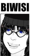 blue_eyes glasses i_am_a_hero manga smile variant:soytan // 368x679 // 115.4KB