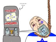 ack anesthesia bald bloodshot_eyes copium crying gas_cylinder israel jewish_nose judaism muslims oxygen_mask paper rope star_of_david suicide tape teeth tongue variant:bernd // 1024x768 // 233.0KB