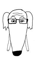 animal borzoi dog glasses neutral soyjak subvariant:neutralplier variant:markiplier_soyjak // 600x973 // 50.8KB