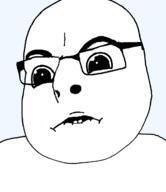 baby biting_lip glasses soyjak subvariant:baby_cobson subvariant:hornyson variant:cobson // 546x631 // 14.0KB