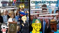 angry brown_skin ccrimean christanization christian_cross christian_identity christianity church clothes crimea crimean_tatar crucifix crying deportation ear eastern_orthodox ethnic_cleansing flag:crimea flag:crimean_tatar flag:russia genocide glasses hat irl_background islam islamic muslims mustache necklace news orthodox orthodox_icon orthodoxy pointing pray praying rage russia small_eyes smile smug source soyjak stubble turk turkic turkroach variant:chudjak variant:soyak variant:soytan yellow_skin // 1920x1080 // 3.2MB