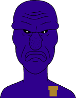 angry badge bald black_eyes creepy distorted evil five_nights_at_freddy's glasses lips long_nose looking_at_you neck ominous open_mouth purple_guy purple_lips purple_skin shirtless soyjak subvariant:scary_slendertrevor transparent transparent_background variant:disgusting_trevorcreature white_pupils william_afton wrinkles // 517x671 // 23.1KB