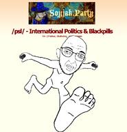 balding barefoot blackpill closed_mouth foot full_body glasses grumpy hand incel nabbv_(namefag) naruto_run neutral nude pol_(soyjak_party) psl run running soyjak_party stubble subvariant:soyak_(smug) variant:chudjak variant:cuckjeet variant:soyak wizard // 946x984 // 141.8KB